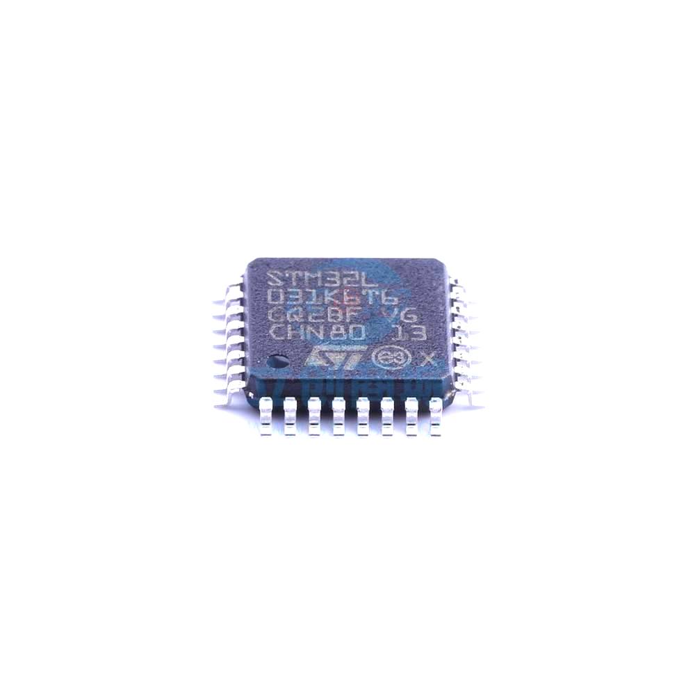 1 Pcs STM32L031K6T6 LQFP-32_7x7x08P 32-Bit 32MHz 32kB STM32L031K6T6