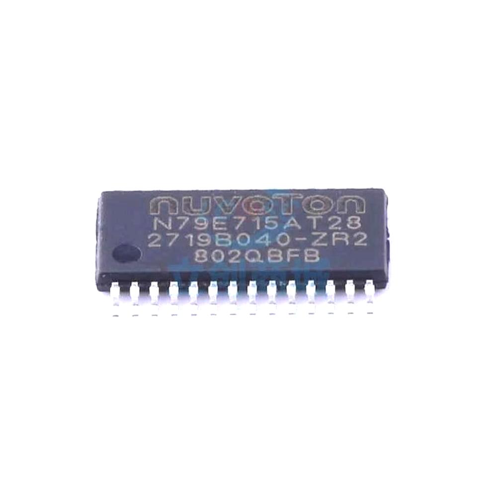 1 Pcs Microcontroller (MCU/MPU/SOC) N79E715AT28 TSSOP-28 N79E715AT28