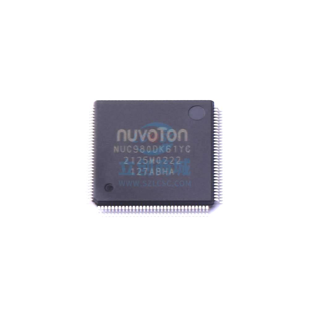 1 Pcs Microcontroller (MCU/MPU/SOC) NUC980DK61YC LQFP-128 NUC980DK61YC