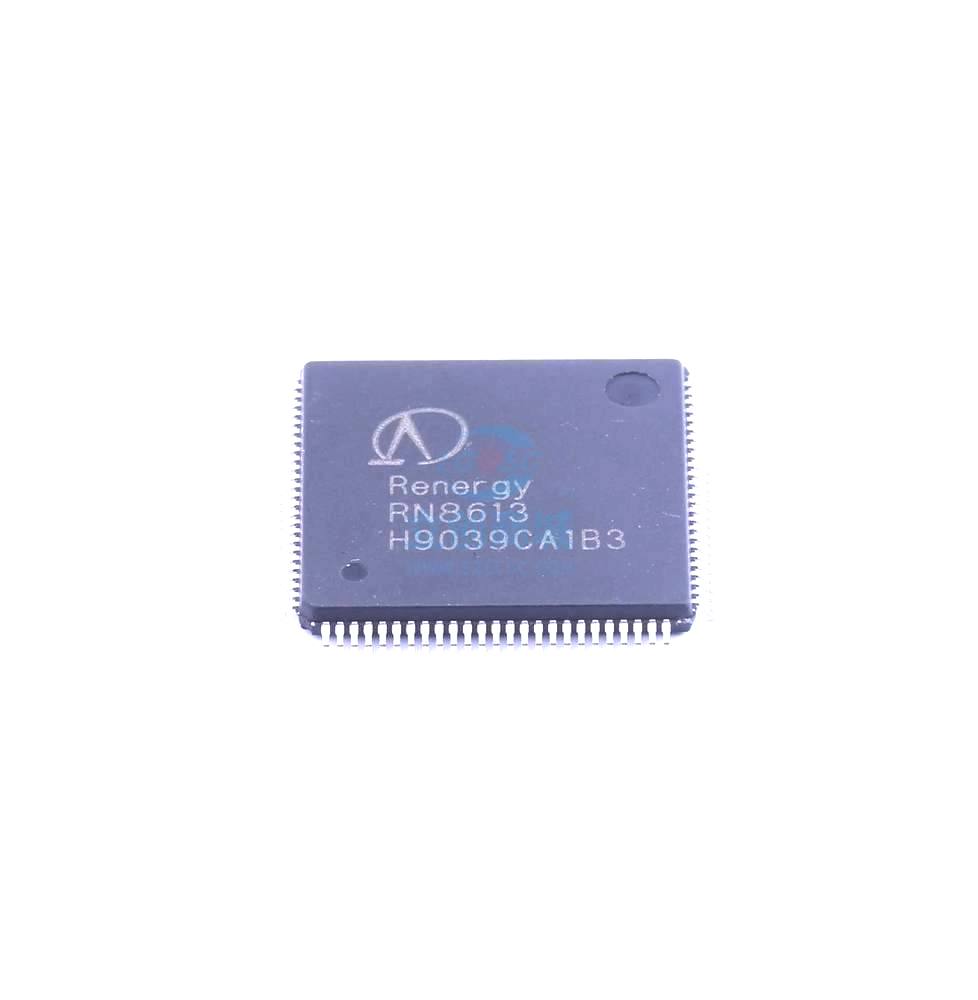1 Pcs Microcontroller (MCU/MPU/SOC) RN8613 LQFP-100_14x14x05P RN8613