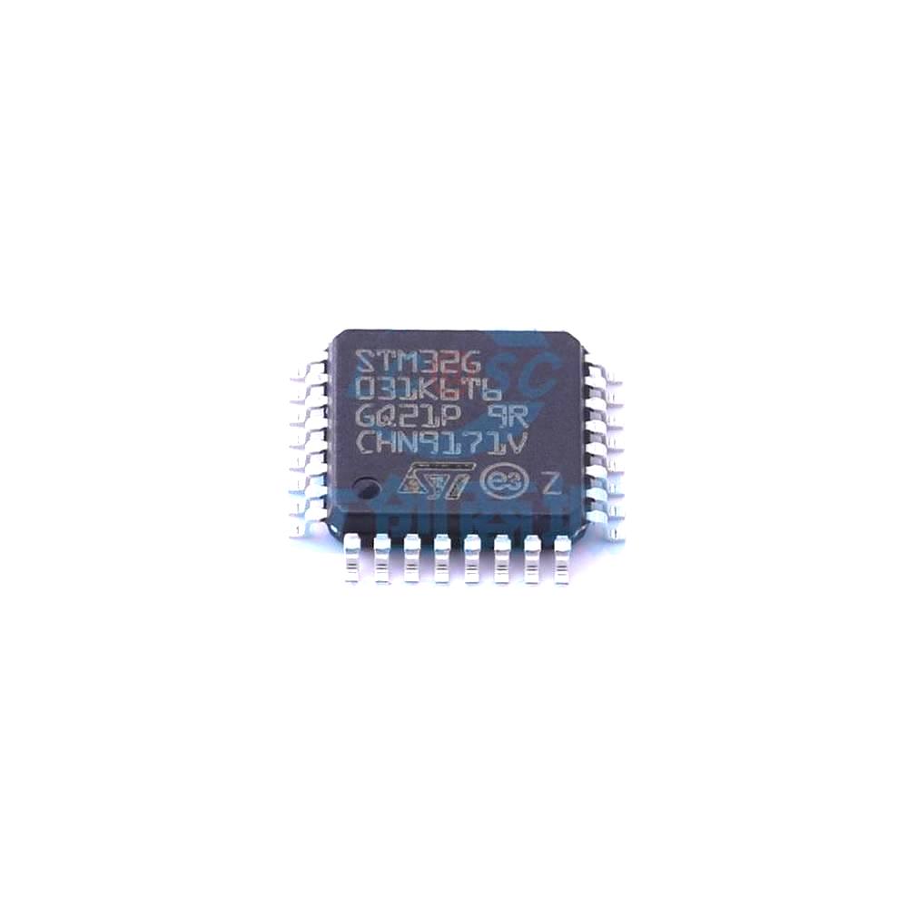 1 Pcs STM32G031K6T6 LQFP-32 32-Bit 64MHz 32kB STM32G031K6T6