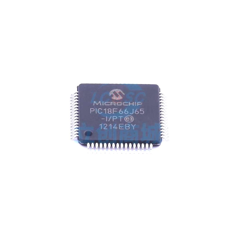 1 Pcs PIC18F66J65-I/PT TQFP-64_10x10x05P - PIC18F66J65-I/PT
