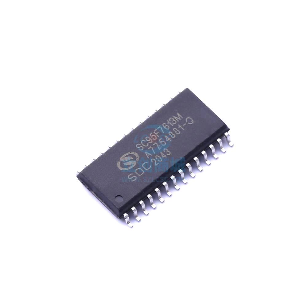 1 Pcs Microcontroller (MCU/MPU/SOC) Microcontroller SOP28 SC95F7613M28U