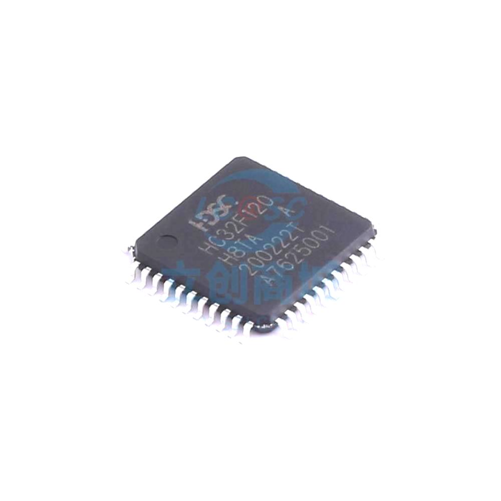 1 Pcs Microcontroller (MCU/MPU/SOC) HC32F120H8TA-LQ44 LQFP-44 HC32F120H8TA-LQ44