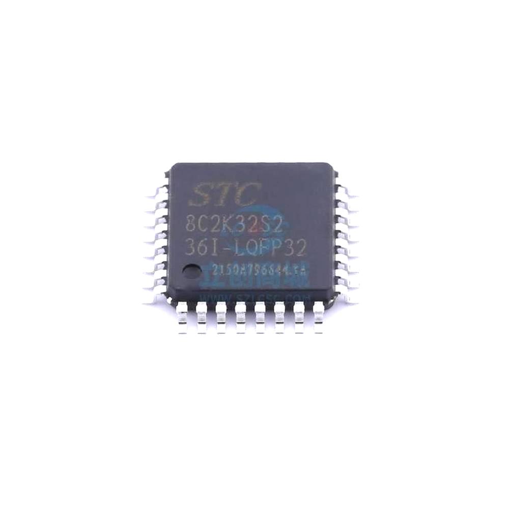 1 Pcs Microcontroller (MCU/MPU/SOC) STC8C2K32S2-36I-LQFP32 LQFP32 STC8C2K32S2-36I-LQFP32
