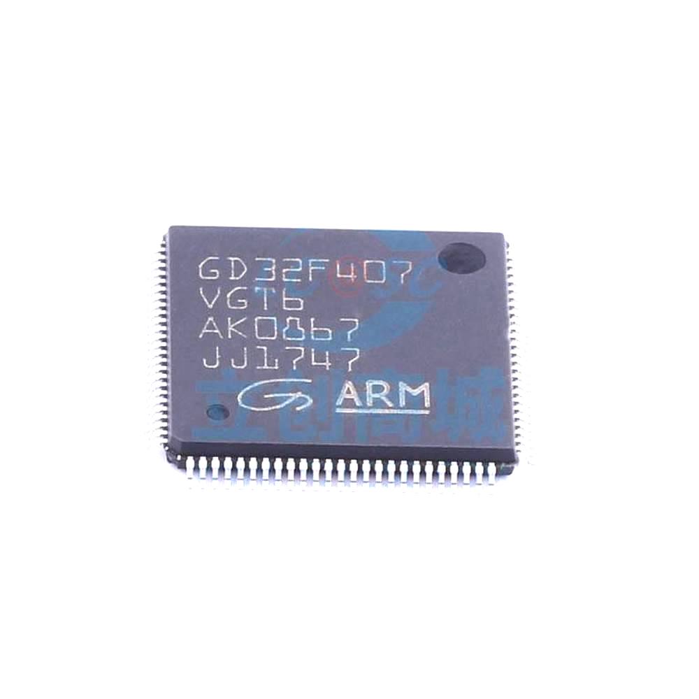 1 Pcs Microcontroller (MCU/MPU/SOC) GD32F407VGT6 LQFP-100_14x14x05P GD32F407VGT6