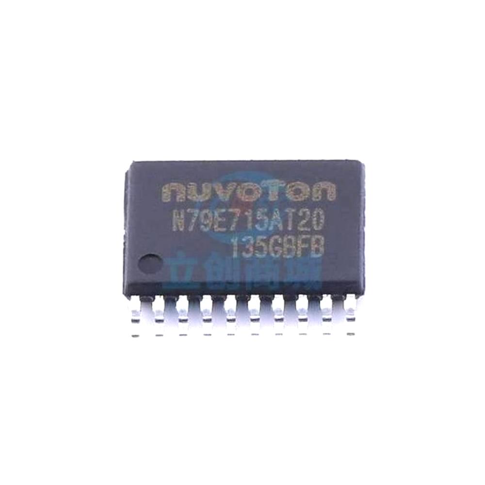 1 Pcs Microcontroller (MCU/MPU/SOC) N79E715AT20 TSSOP-20 N79E715AT20