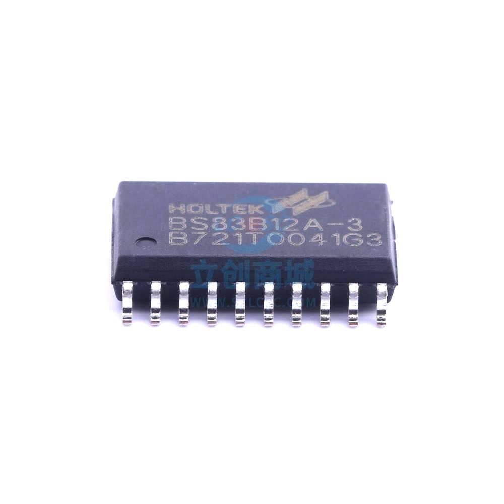 1 Pcs Microcontroller (MCU/MPU/SOC) BS83B12A-3 SOP-20 BS83B12A-3
