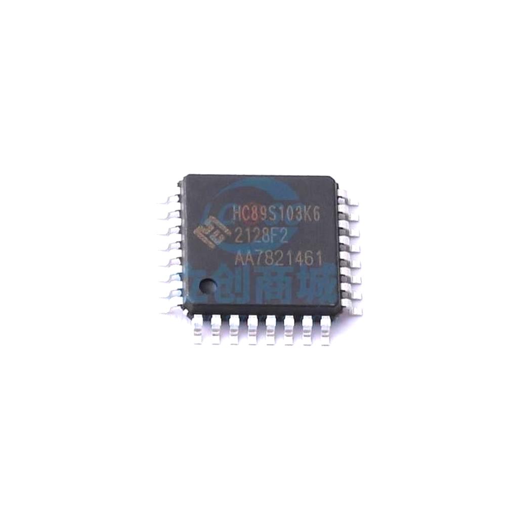 1 Pcs Microcontroller (MCU/MPU/SOC) HC89S103K6T6CPM LQFP-32 HC89S103K6T6CPM