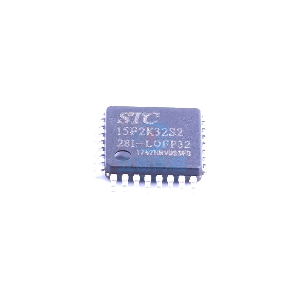 1 Pcs Microcontroller (MCU/MPU/SOC) STC15F2K32S2-28I-LQFP32 LQFP-32_7x7x08P STC15F2K32S2-28I-LQFP32