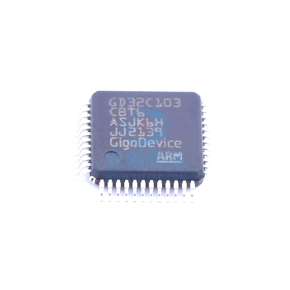 1 Pcs Single chip microcomputer (MCU/MPU/SOC) GD32C103CBT6 with CAN function LQFP-48 GD32C103CBT6