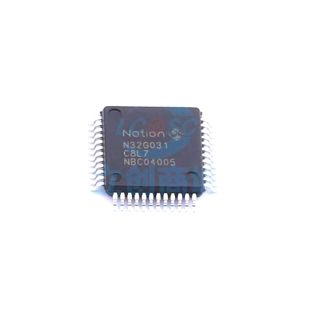 1 Pcs Microcontroller (MCU/MPU/SOC) N32G031C8L7 LQFP-48 N32G031C8L7