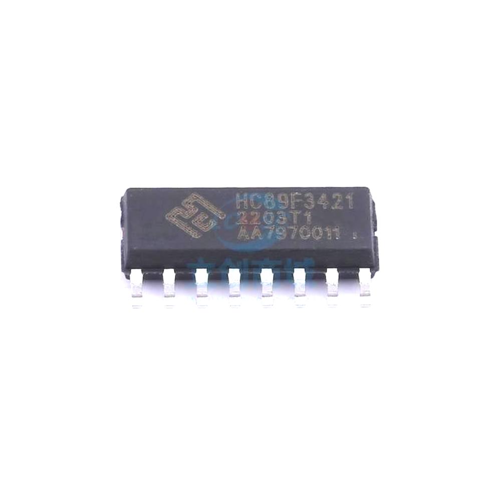 1 Pcs Microcontroller (MCU/MPU/SOC) HC89F3421-SOP16-TM SOP-16 HC89F3421-SOP16-TM