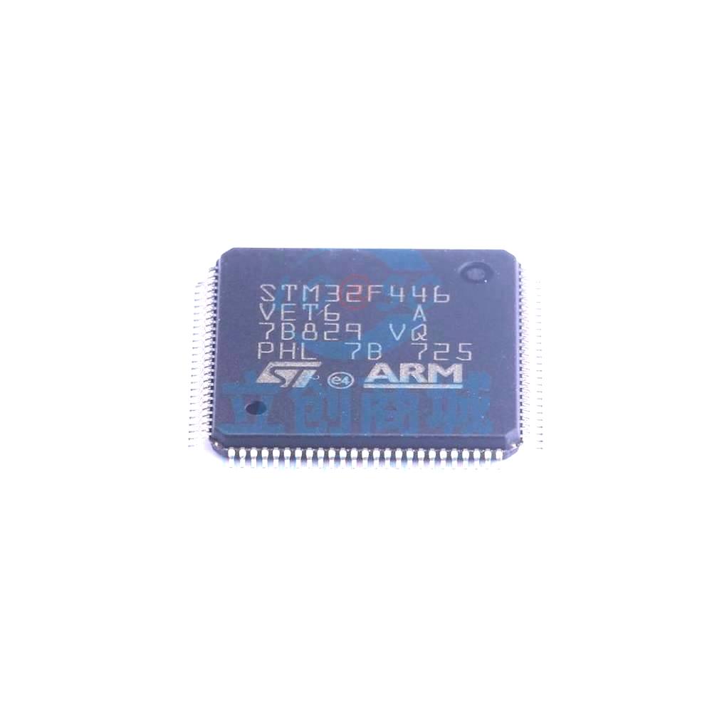 1 Pcs STM32F446VET6 LQFP-100_14x14x05P 32-Bit 180MHz 512KB STM32F446VET6