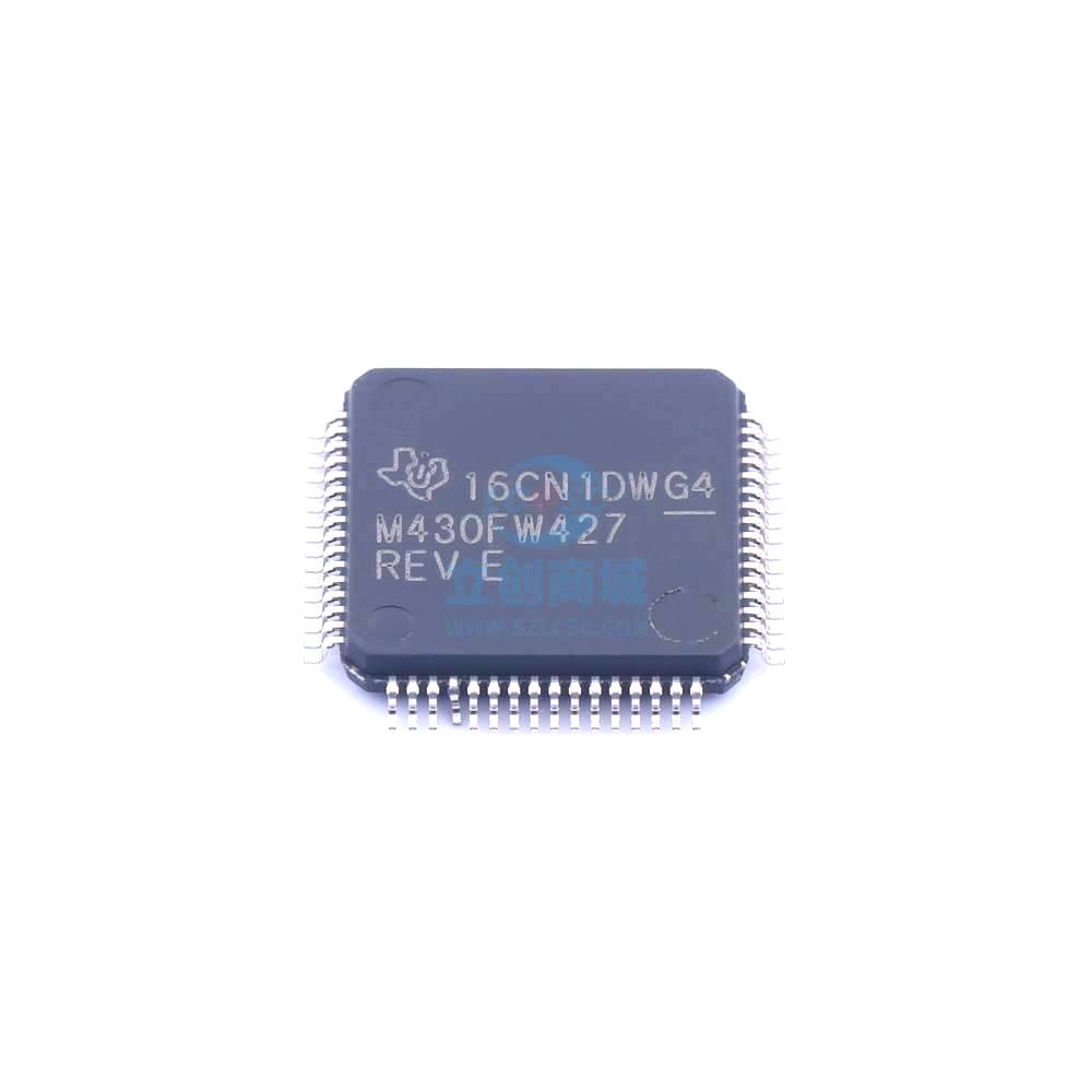 1 Pcs Microcontroller (MCU/MPU/SOC) MSP430FW427IPMR LQFP-64 MSP430FW427IPMR