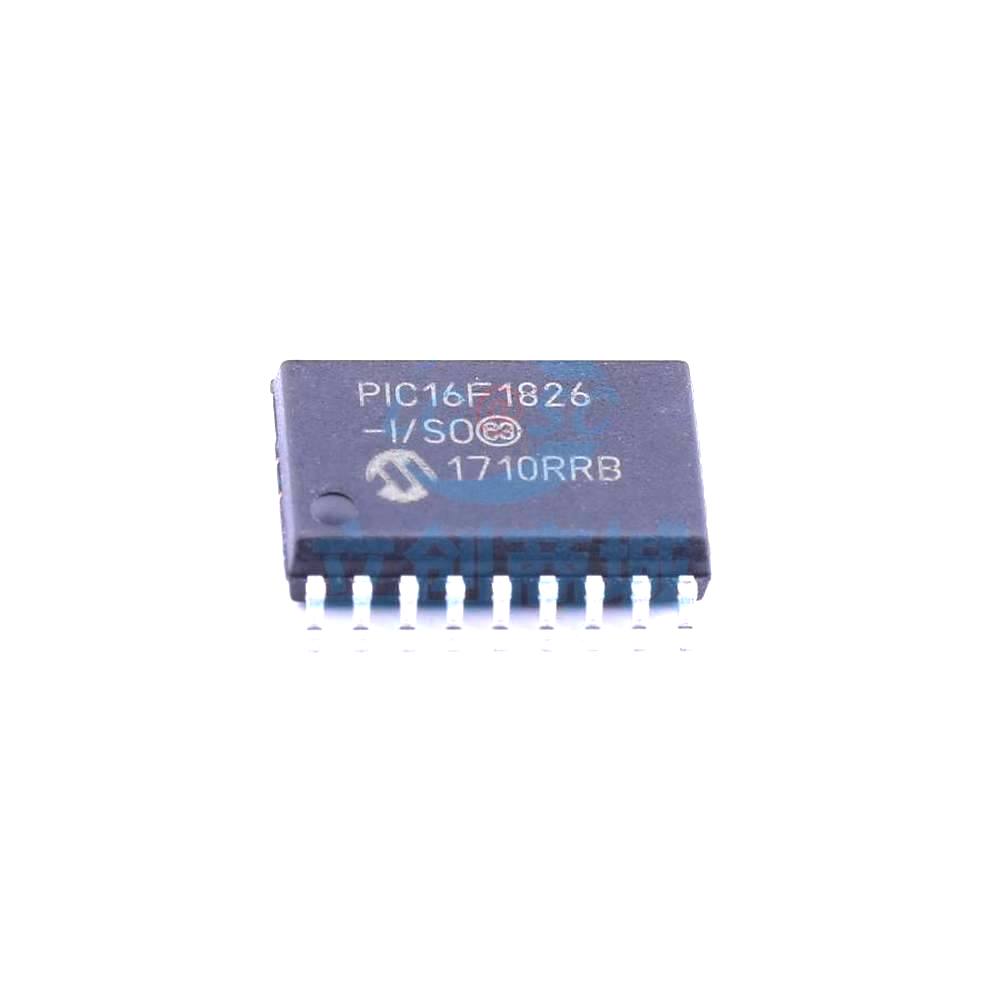 1 Pcs PIC16F1826-I/SO SOIC-18_300mil 8-Bit 32MHz 3.5KB (2K x 14) PIC16F1826-I/SO