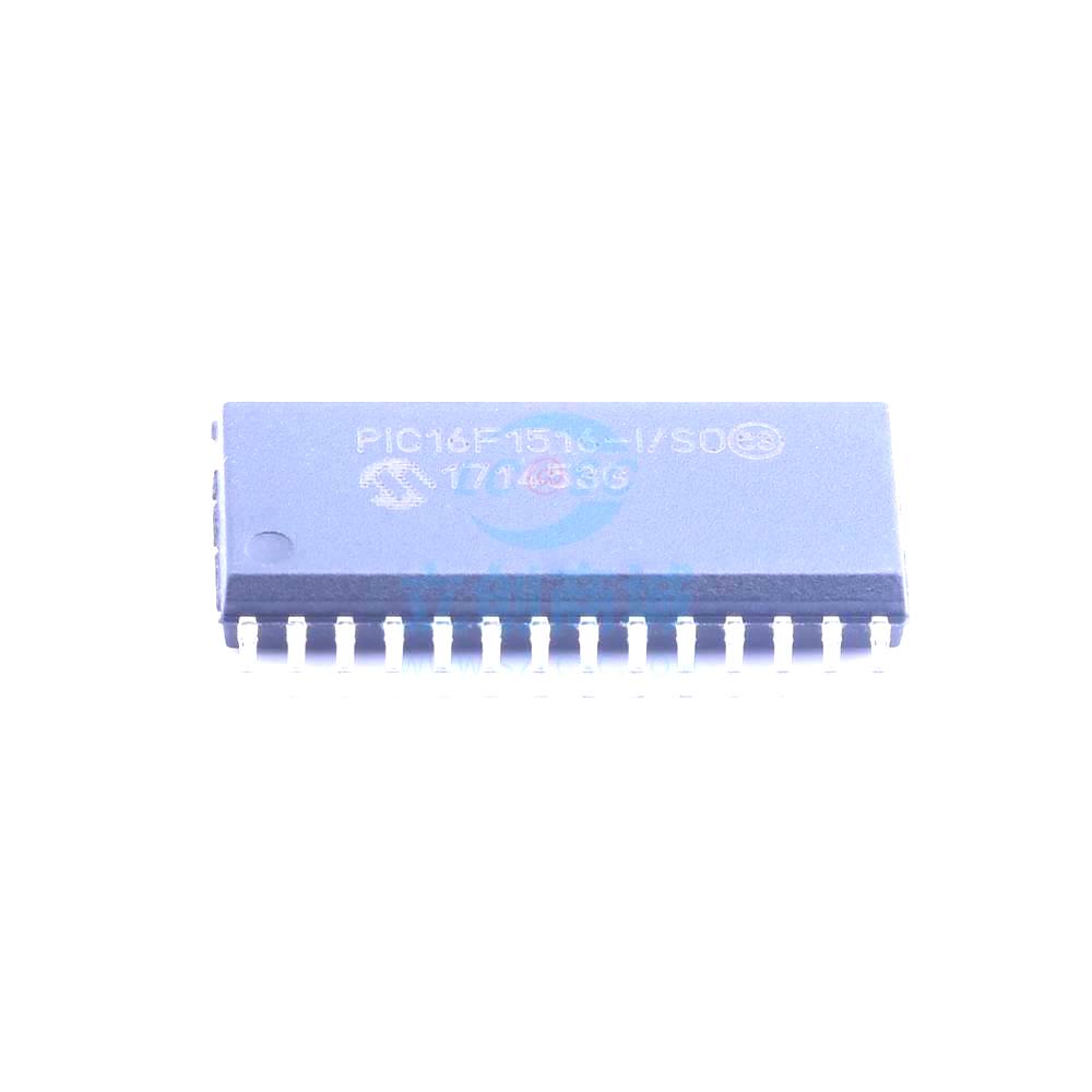 1 Pcs PIC16F1516-I/SO SOIC-28_300mil 8-Bit 20MHz 14KB (8K x 14) PIC16F1516-I/SO