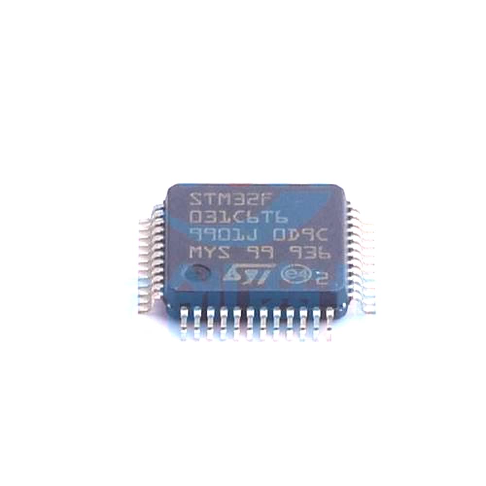 1 Pcs STM32F031C6T6TR LQFP-48 32-Bit 48MHz 32kB STM32F031C6T6TR