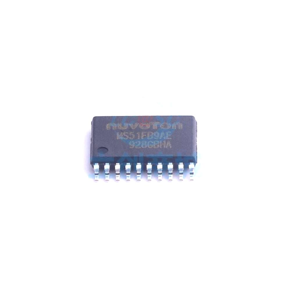 1 Pcs Microcontroller (MCU/MPU/SOC) MS51FB9AE-T TSSOP-20 MS51FB9AE-T
