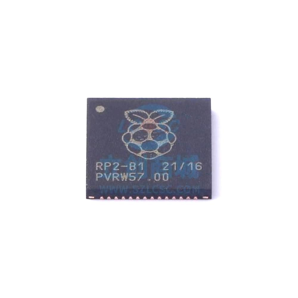 1 Pcs Microcontroller (MCU/MPU/SOC) RP2040 QFN-56(7x7) RP2040