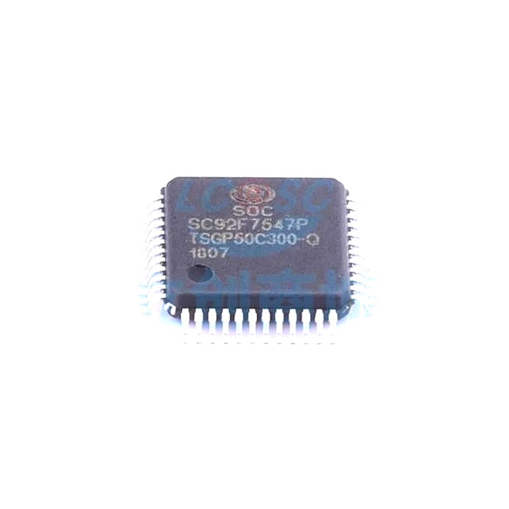1 Pcs Microcontroller (MCU/MPU/SOC) SC92F7547P48R LQFP-48 SC92F7547P48R