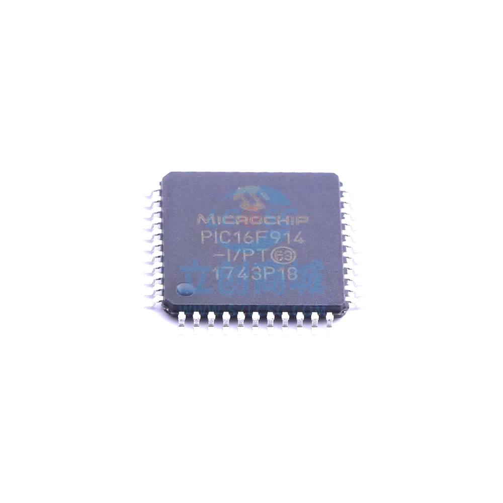 1 Pcs PIC16F914-I/PT TQFP-44_10x10x08P 8-Bit 20MHz 7KB (4K x 14) PIC16F914-I/PT