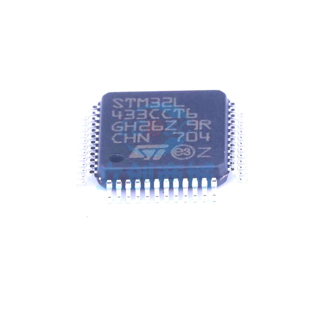 1 Pcs STM32L433CCT6 LQFP-48_7x7x05P 32-Bit 80MHz 256KB STM32L433CCT6