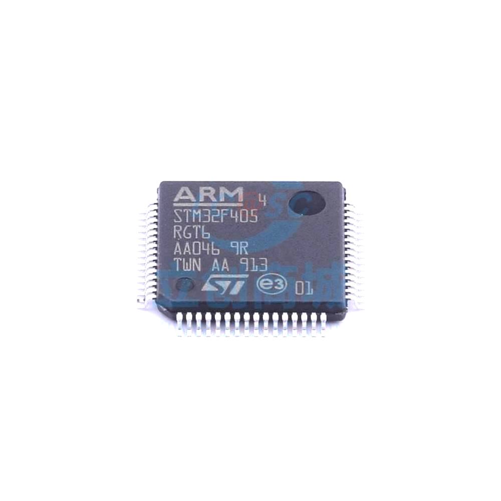 1 Pcs STM32F405RGT6 LQFP-64_10x10x05P 32-Bit 168MHz 1MB STM32F405RGT6