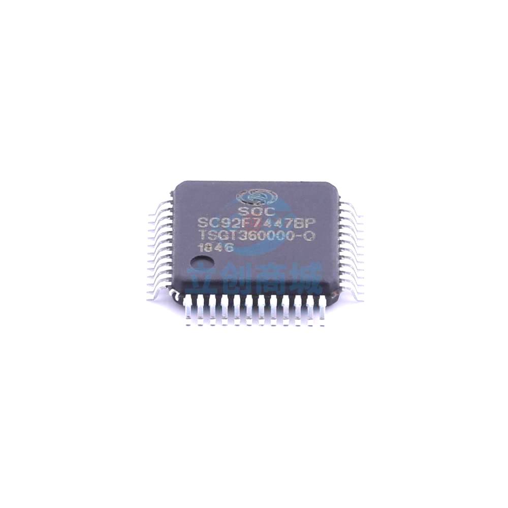 1 Pcs Microcontroller (MCU/MPU/SOC) SC92F7447BP48R LQFP-48 SC92F7447BP48R