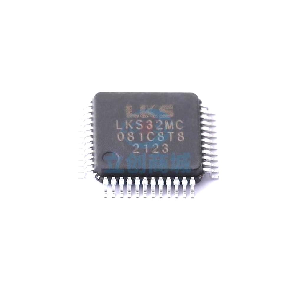 1 Pcs Microcontroller (MCU/MPU/SOC) LKS32MC081C8T8 TQFP-48 LKS32MC081C8T8