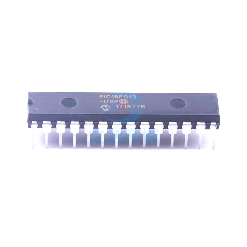 1 Pcs PIC16F913-I/SP DIP-28 8-Bit 20MHz 7KB (4K x 14) PIC16F913-I/SP