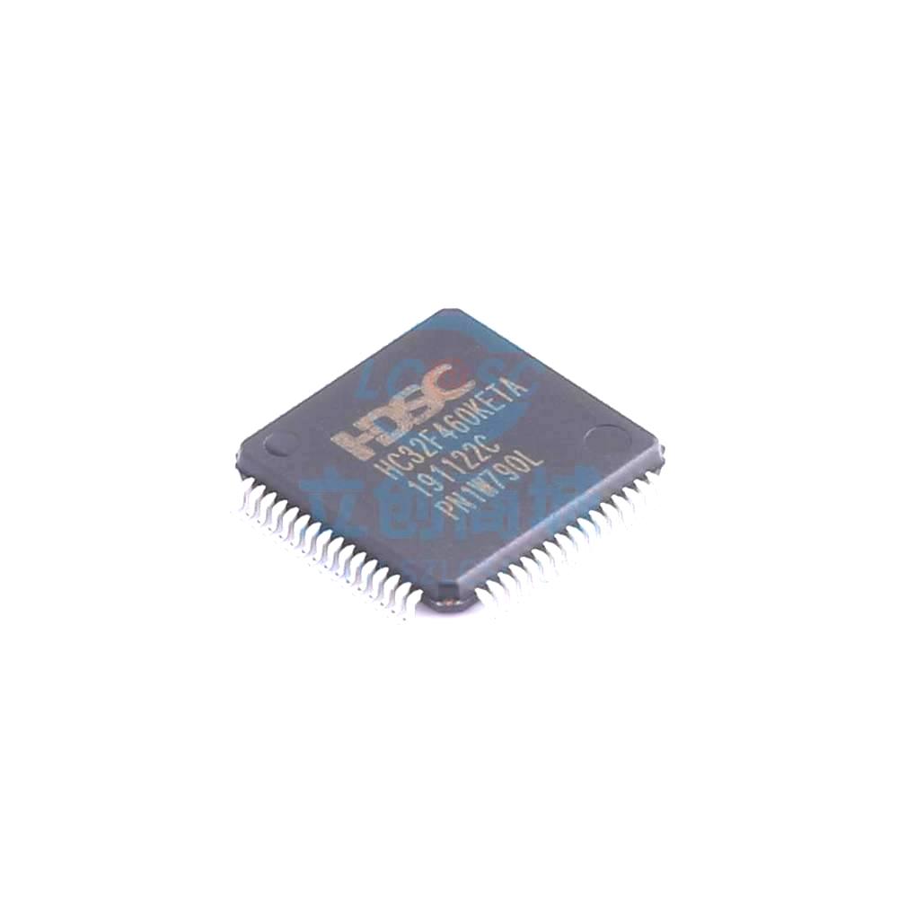 1 Pcs Microcontroller (MCU/MPU/SOC) HC32F460KETA-LQFP64 LQFP-64 HC32F460KETA-LQFP64