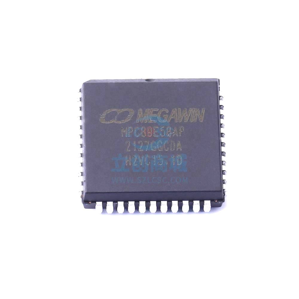 1 Pcs Microcontroller (MCU/MPU/SOC) MPC89E58AP PLCC-44 MPC89E58AP