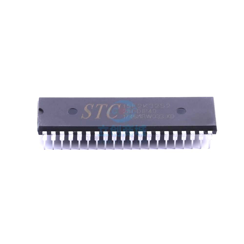 1 Pcs Microcontroller (MCU/MPU/SOC) STC15F2K32S2-28I-PDIP40 PDIP-40 STC15F2K32S2-28I-PDIP40