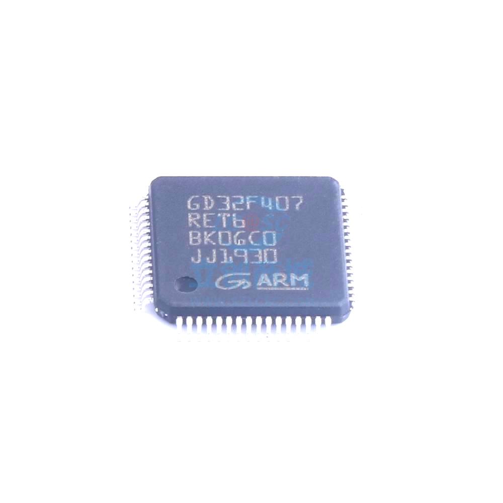 1 Pcs Microcontroller (MCU/MPU/SOC) GD32F407RET6 LQFP-64 GD32F407RET6