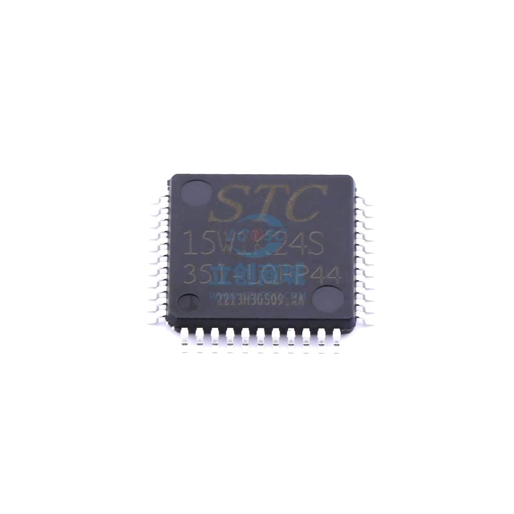 1 Pcs Microcontroller (MCU/MPU/SOC) STC15W1K24S-35I-LQFP44 LQFP44 STC15W1K24S-35I-LQFP44