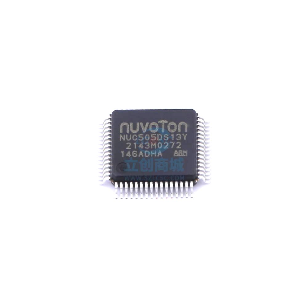 1 Pcs Microcontroller (MCU/MPU/SOC) NUC505DS13Y LQFP-64 NUC505DS13Y