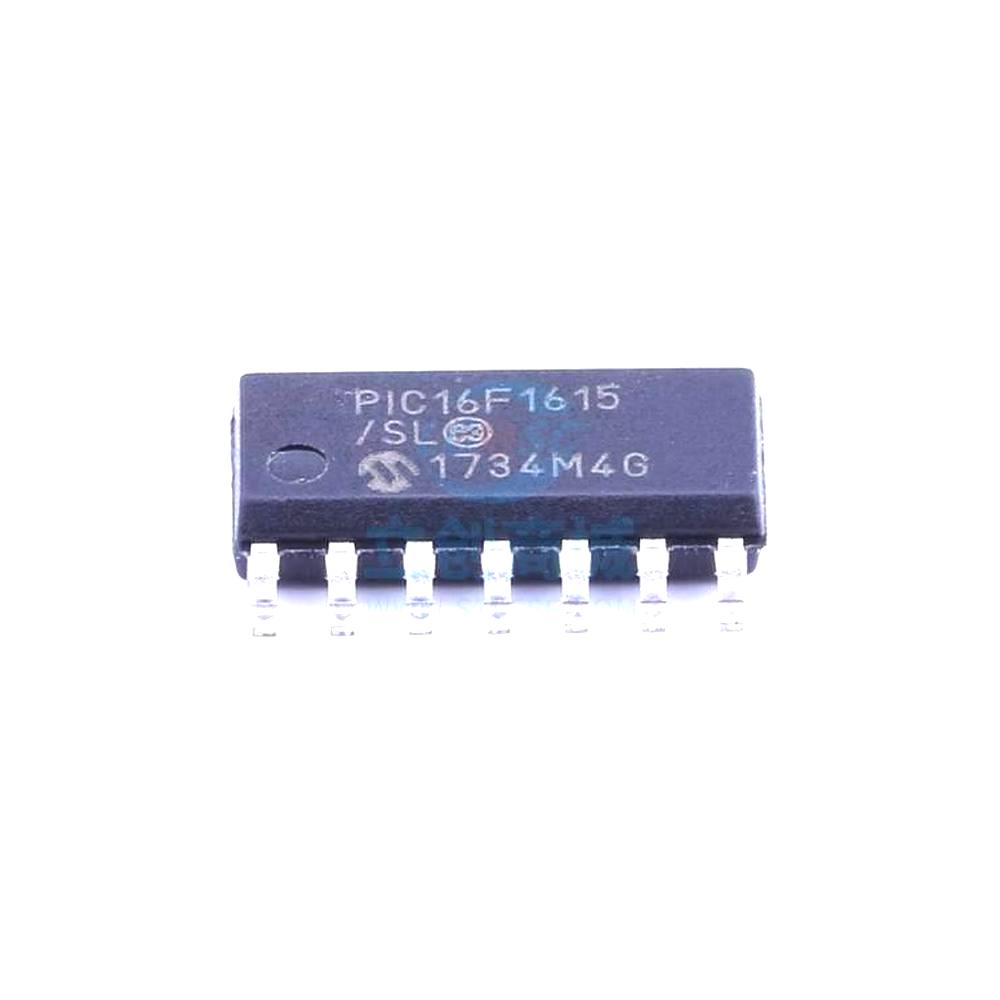 1 Pcs PIC16F1615-I/SL SOIC-14_150mil 8-Bit 32MHz 14KB (8K x 14) PIC16F1615-I/SL