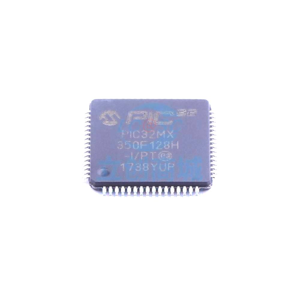 1 Pcs PIC32MX350F128H-I/PT TQFP-64 - PIC32MX350F128H-I/PT