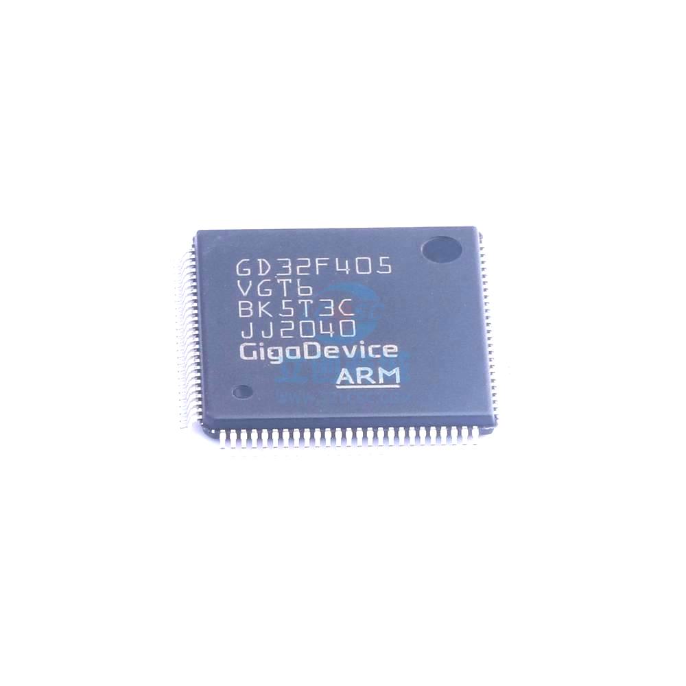 1 Pcs Microcontroller (MCU/MPU/SOC) GD32F405VGT6 LQFP-100 GD32F405VGT6
