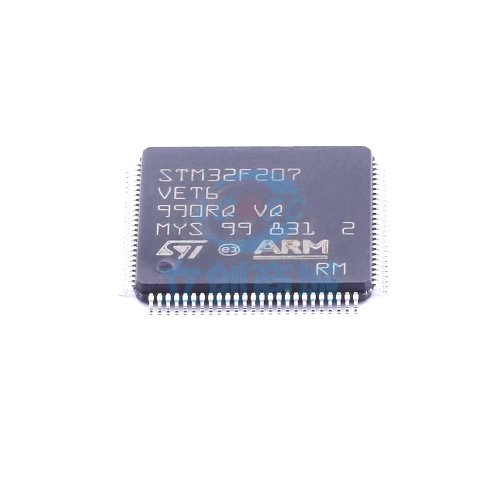 1 Pcs STM32F207VET6 LQFP-100_14x14x05P 32-Bit 120MHz 512KB STM32F207VET6