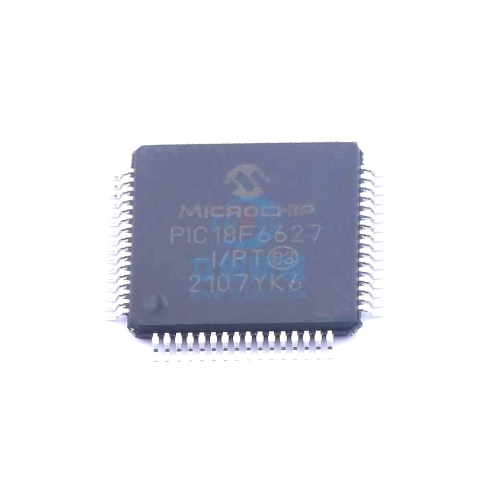 1 Pcs Microcontroller (MCU/MPU/SOC) PIC18F6627-I/PT TQFP-64 PIC18F6627-I/PT