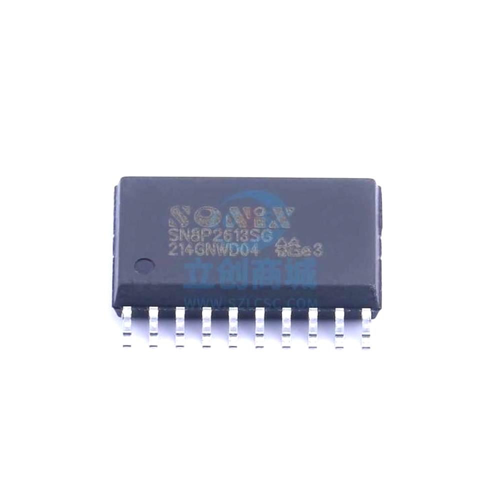 1 Pcs Microcontroller (MCU/MPU/SOC) SN8P2613SG SOP-20 SN8P2613SG