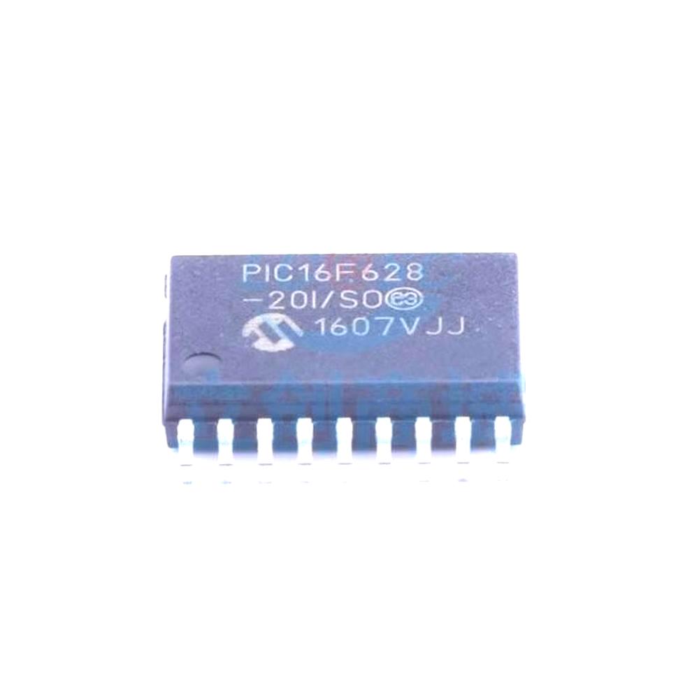 1 Pcs PIC16F628-20I/SO SOIC-18_300mil 8-Bit 20MHz 3.5KB (2K x 14) PIC16F628-20I/SO
