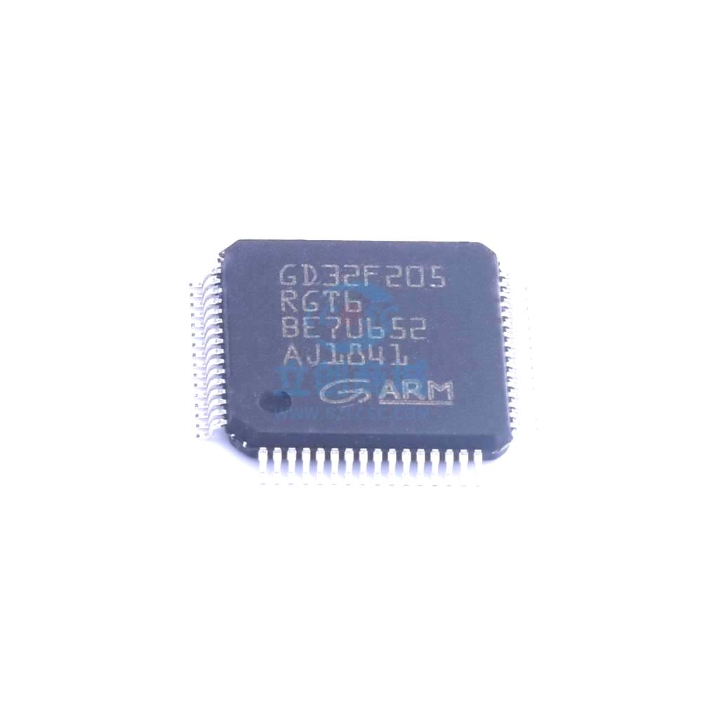 1 Pcs Microcontroller (MCU/MPU/SOC) GD32F205RGT6 LQFP-64 GD32F205RGT6