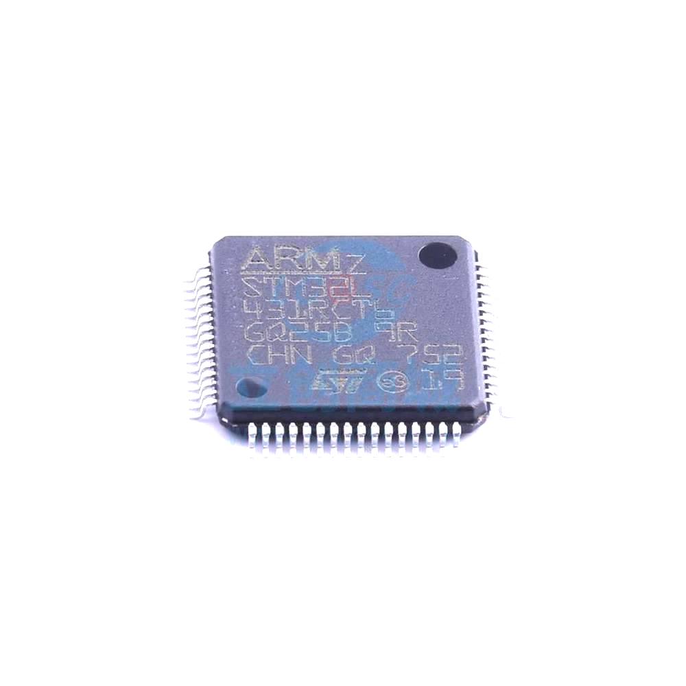 1 Pcs STM32L431RCT6 LQFP-64_10x10x05P 32-Bit 80MHz 256KB STM32L431RCT6
