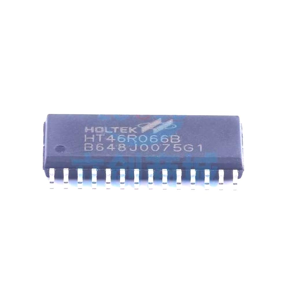1 Pcs Microcontroller (MCU/MPU/SOC) HT46R066B SOP-28_300mil HT46R066B