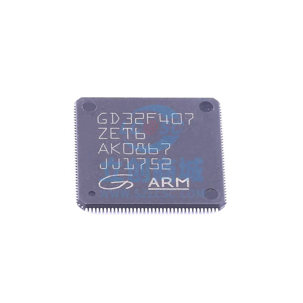 1 Pcs Microcontroller (MCU/MPU/SOC) GD32F407ZET6 LQFP-144_20x20x05P GD32F407ZET6