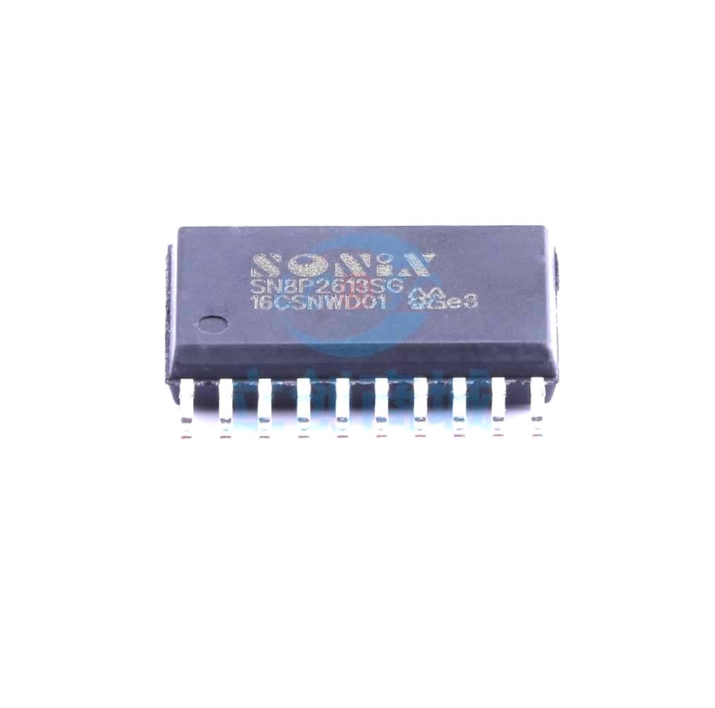 1 Pcs Microcontroller (MCU/MPU/SOC) SN8P2613 SOP-20_300mil SN8P2613