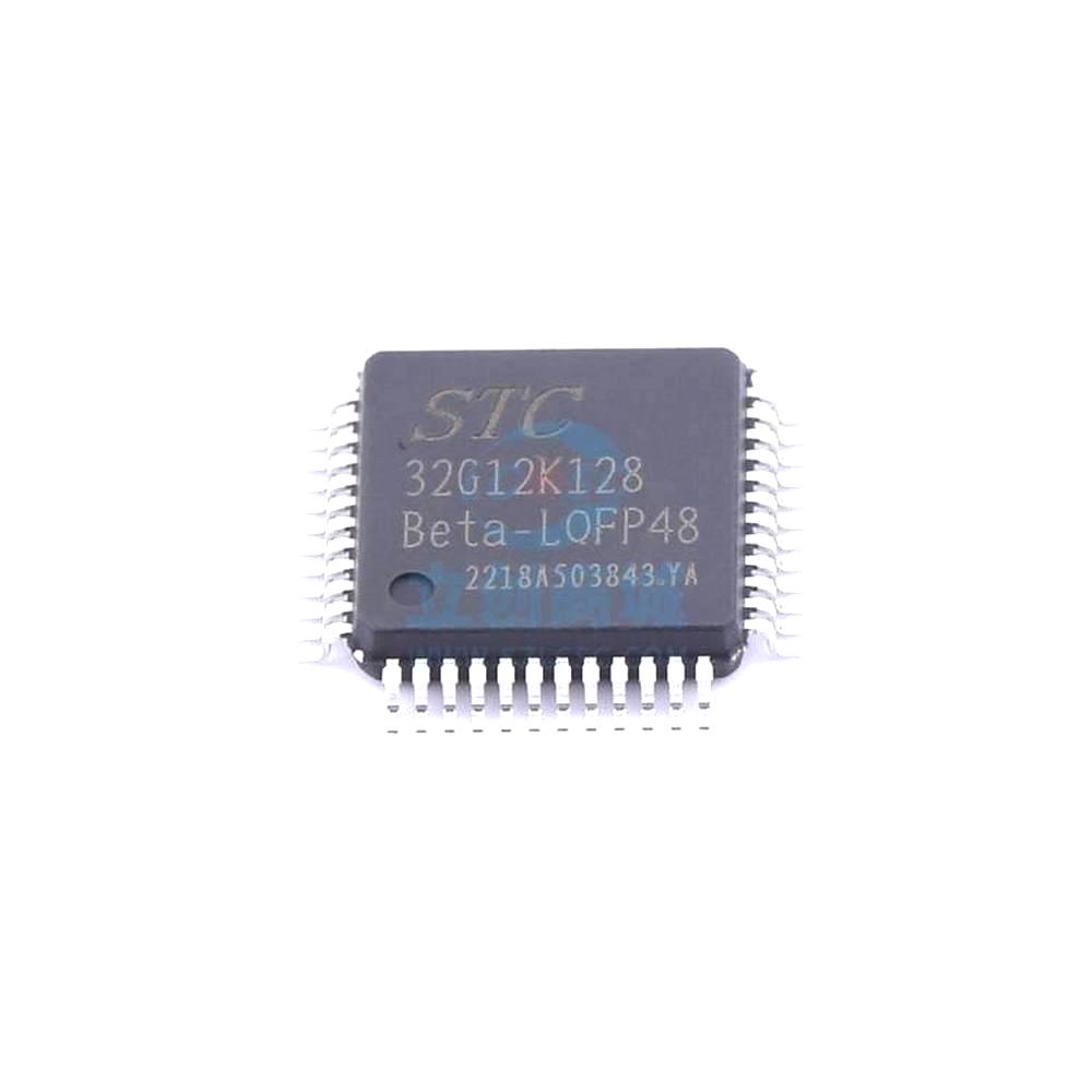 1 Pcs Microcontroller (MCU/MPU/SOC) STC32G12K128-Beta-LQFP48 LQFP-48 STC32G12K128-Beta-LQFP48